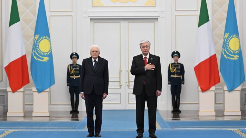 Астанаға Италия президенті келді