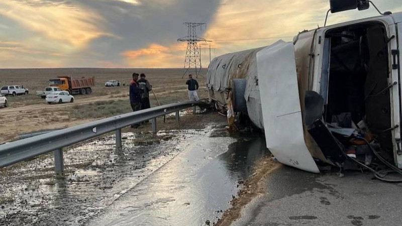 Маңғыстауда мұнай өнімдері төгілді