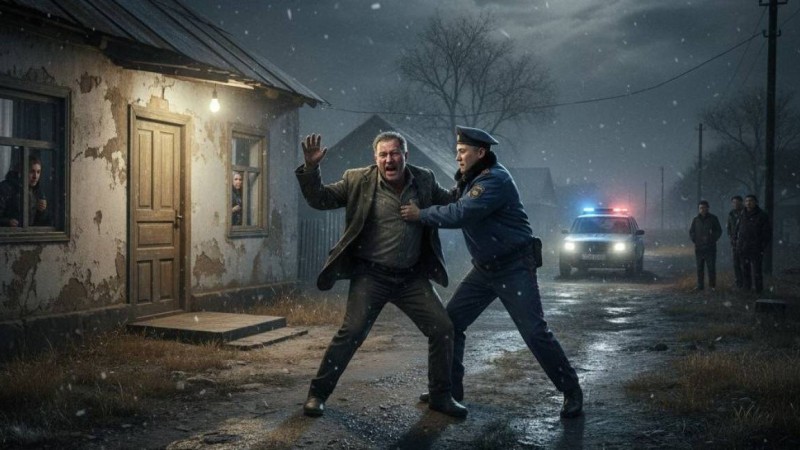 Абай облысында полицеймен төбелескен ер адам сотталды