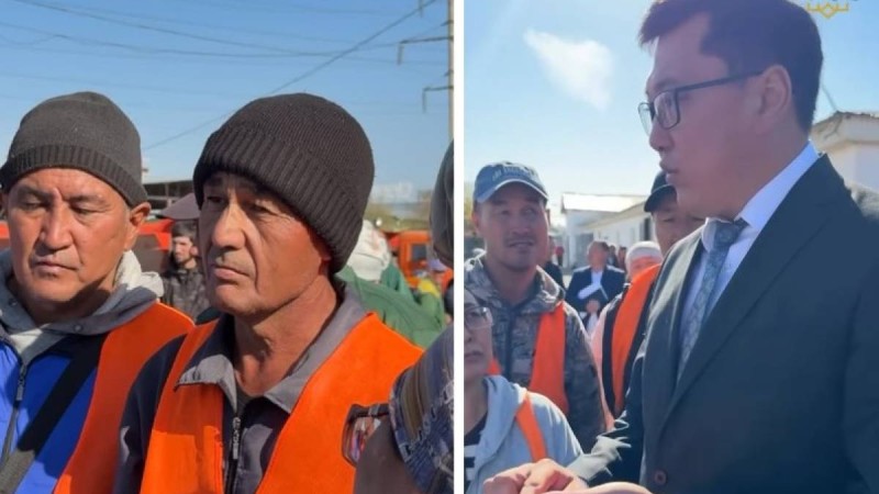 Таразда коммуналдық қызметкерлер ереуілге шықты