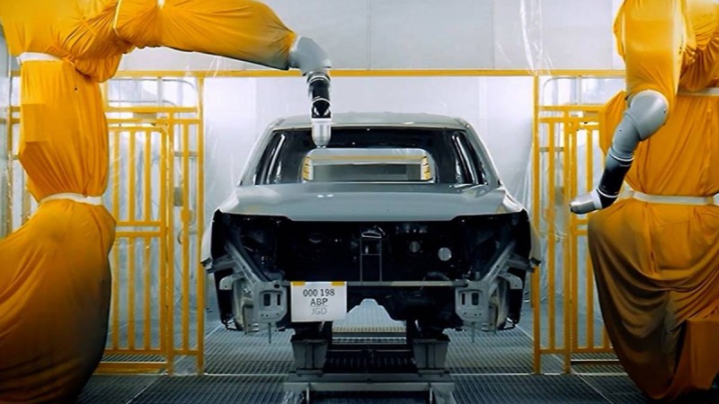 Тоқаев телекөпір арқылы KIA Qazaqstan автомобиль зауытын ашты