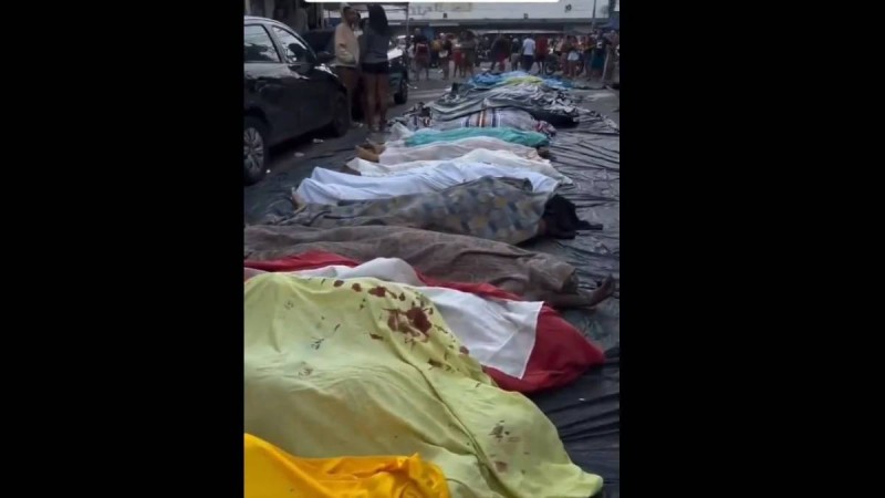 Рио көшелері қанға боялды: полиция жүздеген адамды атып тастады