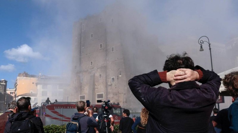 Римде XIII ғасырда салынған ғимарат опырлып түсті, қаза болғандар бар