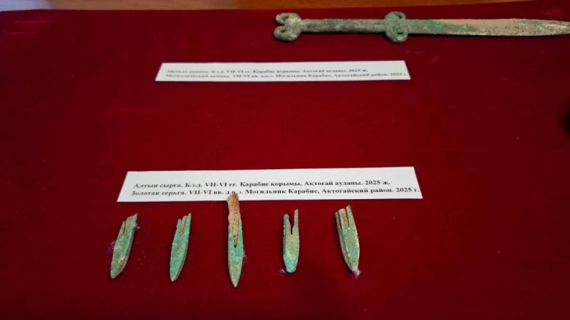 Қарағанды облысында сақ жауынгерінің бүтін сақталған жерлеу орны табылды