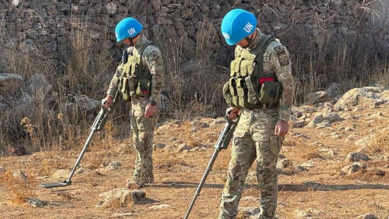 Қазақ бітімгерлері Голан жоталарында мыңнан астам қауіпті затты жойды