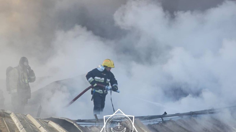Алматы облысындағы шекара бекетінде әскери қызметкер мен оның баласы өрттен қаза тапты