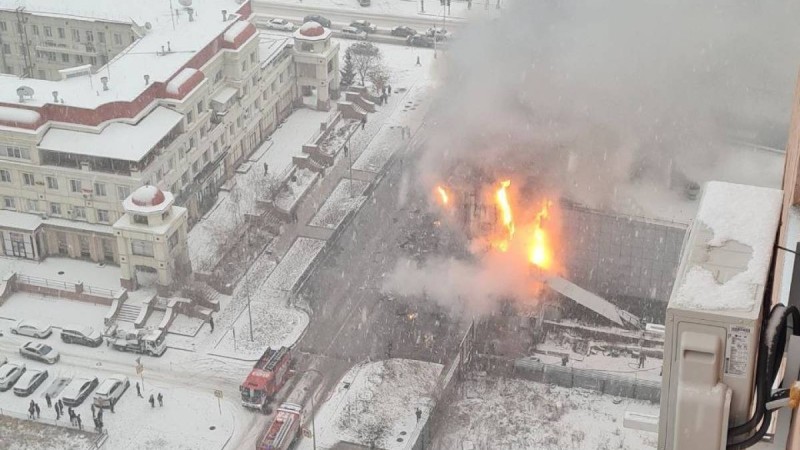 Астанада Cinema City кинотеатрының ғимараты өртенді