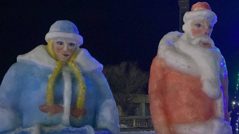 Степногорсктегі жаңажылдық қалашық көпшіліктің наразылығын тудырды