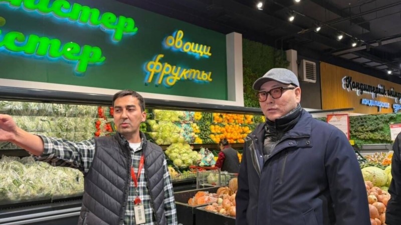 Министр сауда желілеріне мониторинг жүргізді