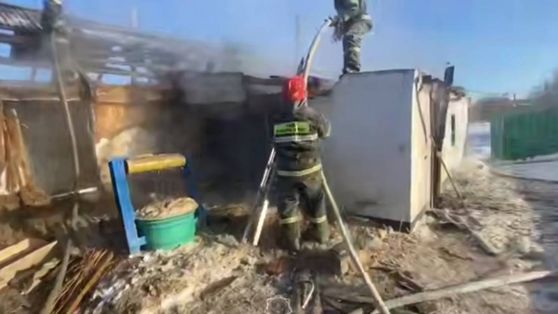 Павлодар облысында өрттен екі бала қаза тапты