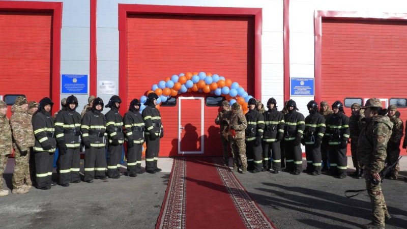 Кеген ауылында жаңа өрт сөндіру депосы ашылды