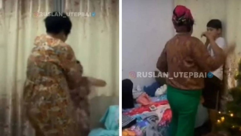 Құндыз бен Назгүлдің асыраушысы балаларға күш көрсеткен видеосы жарияланды