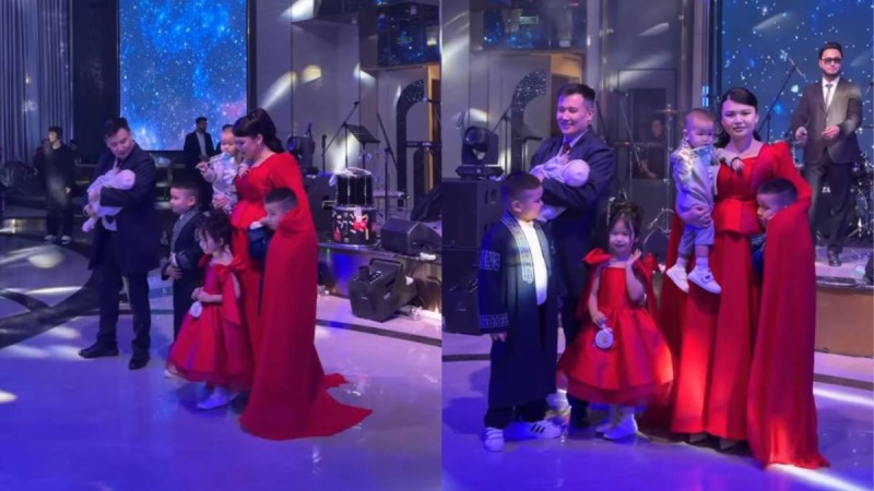 "Той-тойға ұлассын": Ырысбала Икрамбай ұлының тұсаукесер тойын дүркіретіп жасады (ВИДЕО)