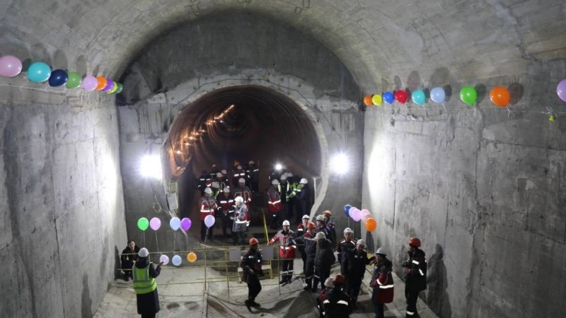 Алматыда метроның жаңа бекетіне дейінгі тоннель қазу жұмыстары аяқталды