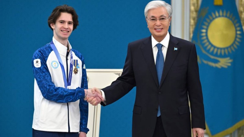 Президент Олимпиада чемпионы Михаил Шайдоровты мемлекеттік наградамен марапаттады