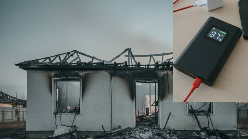 Ақтөбеде жарылған пауэрбанк бір отбасын баспанасыз қалдырды