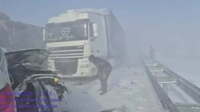 Астана-Қарағанды тасжолында ірі жол апаты болып, бір адам қаза тапты