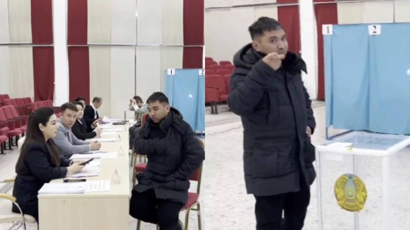 "Өтірік қағаз беріңізші": Алматыдағы дауыс беру учаскесінде түсініксіз жайт болды (ВИДЕО)