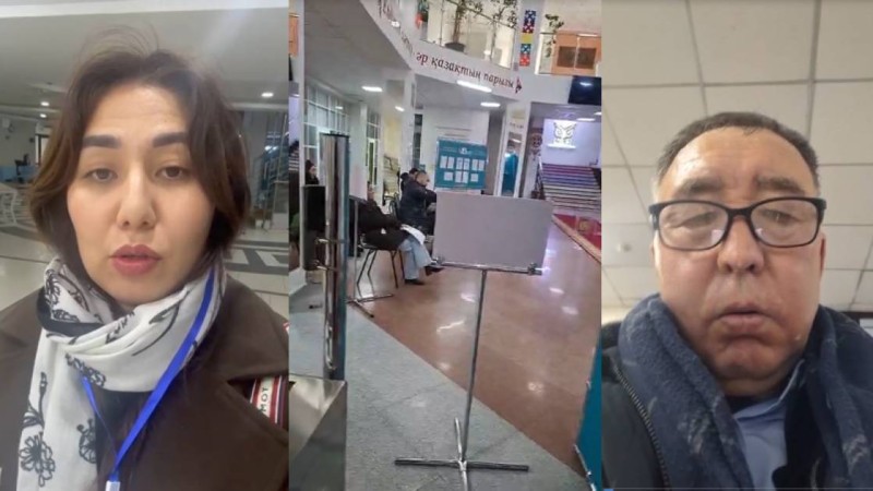 Астанада тәуелсіз байқаушылар сайлау учаскелеріне кіре алмай жатқанын айтып шағымданды