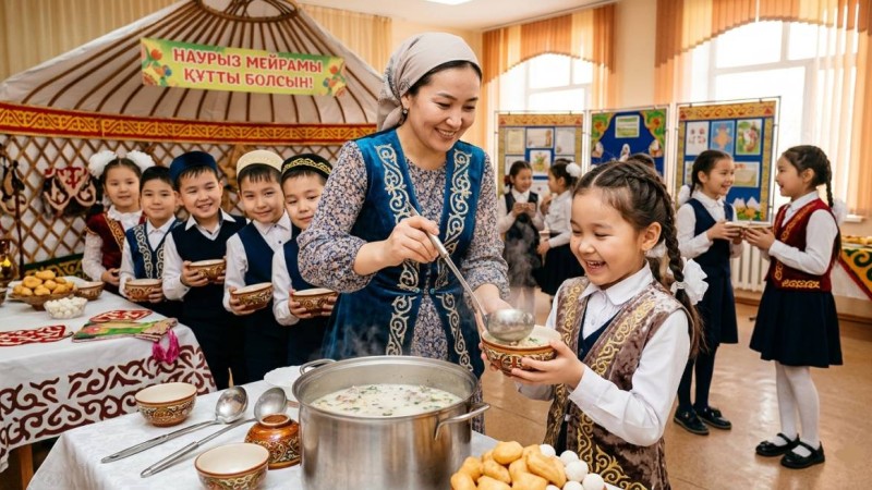 Мектептерде Наурыз мейрамында дастарқан жаюға тыйым салынды