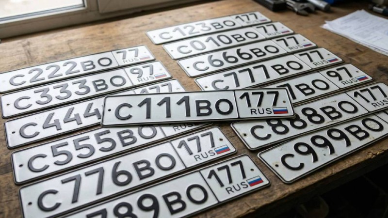 Ресейде «СВО» сериялы автокөлік нөмірлеріне сұраныс күрт артты