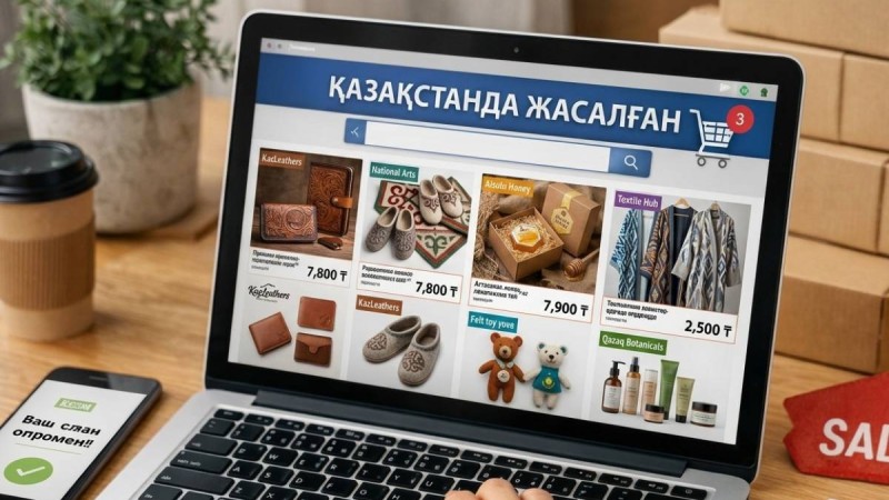 Маркетплейстер «Қазақстанда жасалған» таңбасы бар тауарларды ілгерілетуге міндеттеледі