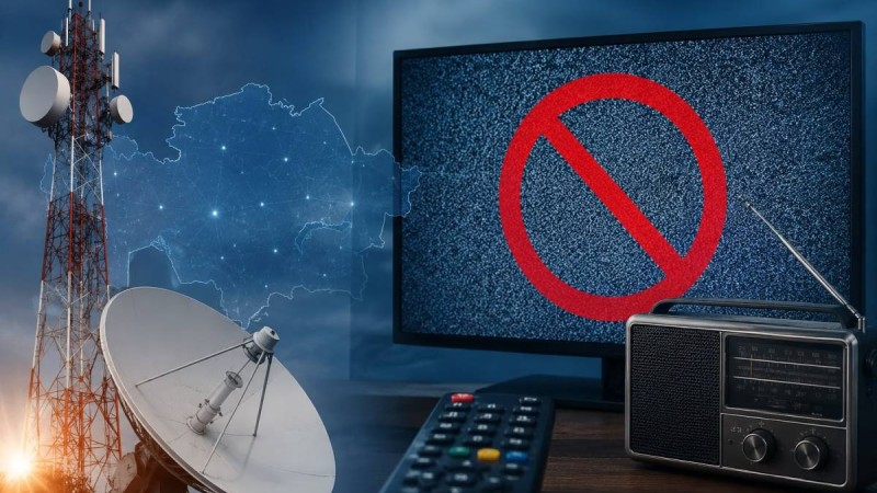 22 шілдеде Қазақстан бойынша телеарналар мен радиолардың жұмысы уақытша тоқтайды