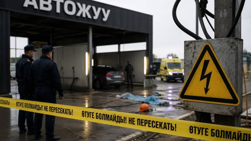 18 жастағы жігіт көлік жуу орнында тоққа түсіп, көз жұмды