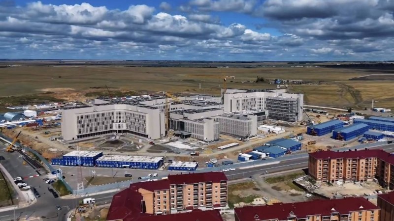 Көкшетауда 28 клиникалық бөлімшені біріктіретін жаңа аурухана бой көтеруде