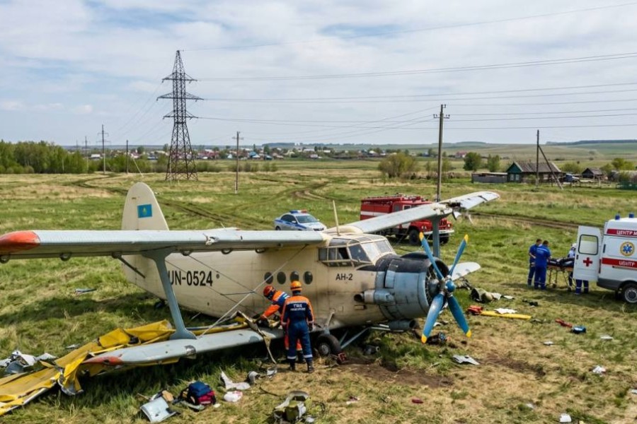 Павлодар облысында АН-2 ұшағы апатқа ұшырап, бір адам қаза тапты
