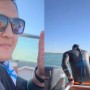 Бір қол, бір аяғы жоқ Ақназар Балқашты 13 сағатта жүзіп өтті (ВИДЕО)