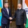 Олжас Бектенов пен Нарендра Моди Үндістанда кездесті