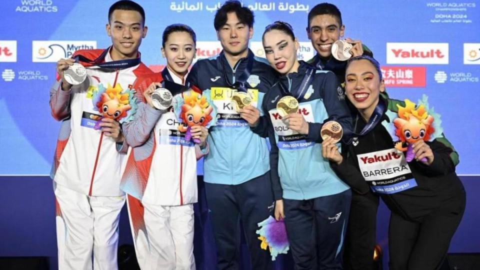 Қазақстан су спорты түрлерінен әлем чемпионатында алғашқы алтынды жеңіп алды.