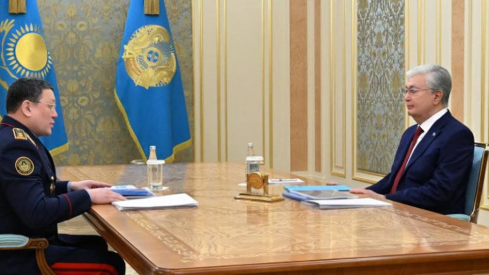 Мемлекет басшысы Ішкі істер министрі Ержан Сәденовті қабылдады.
