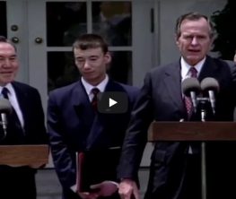Назарбаев пен Буштың кездесуі (видео)