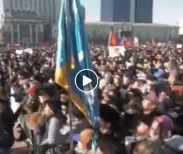 Билікке қарсы бүкілхалықтық митинг өтіп жатыр (видео)