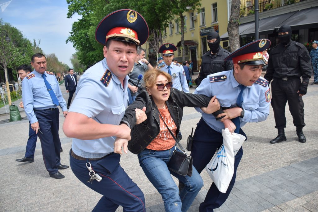 Алматыда митинг өткізуге берілетін жер белгіленді