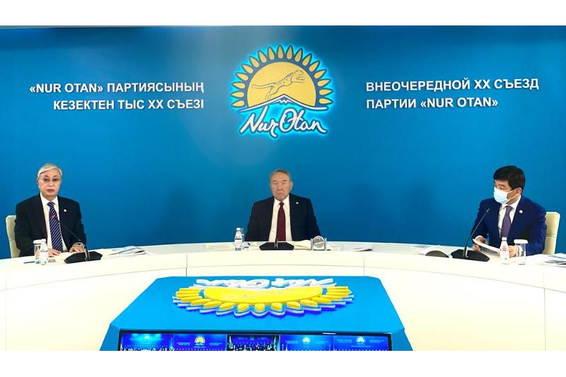 Тоқаев: «Нұр Отан» 21 трлн теңгеге бес жылда әлеуметтік мәселелерді шешпек