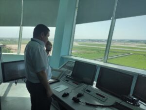 О работе авиадиспетчеров рассказал начальник службы ОВД Жамбылского филиала