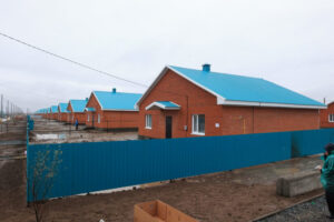 Әулиекөлдегі жаңа үйлерді су басты