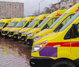 Алматы облысында 35 жаңа жедел жәрдем көлігінің кілті табысталды