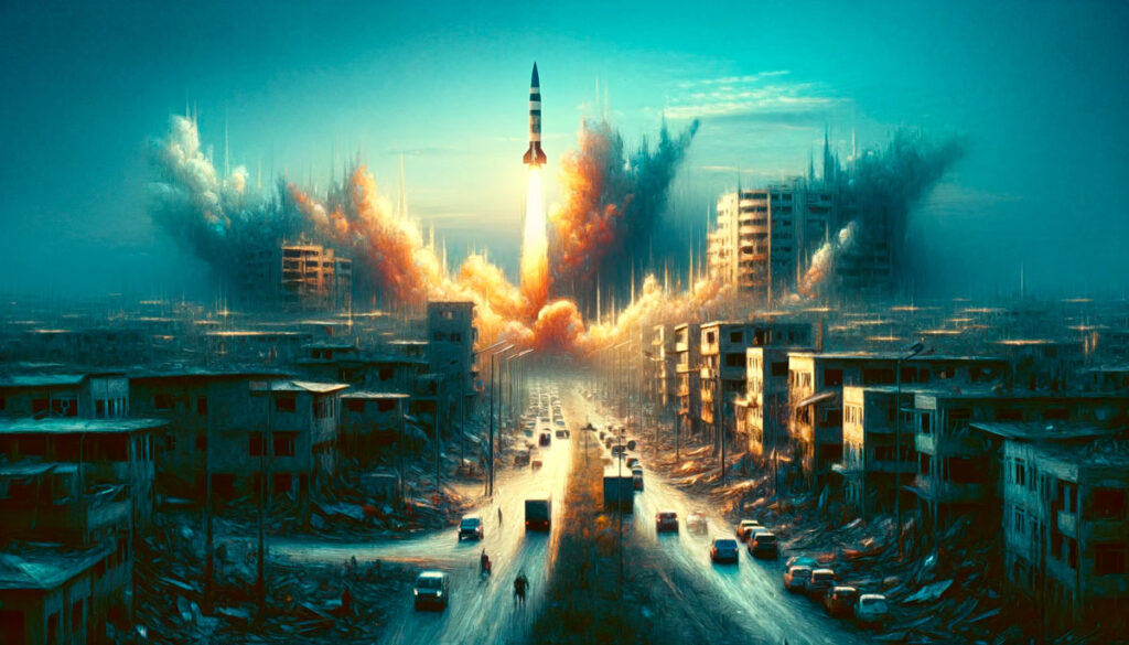 Ракетная атака в Дамаске: иллюстративное фото