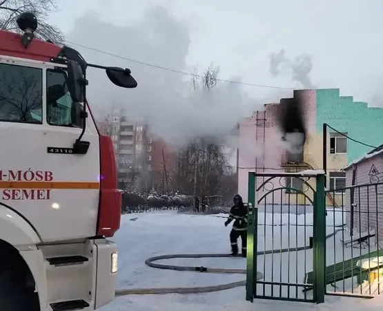 Пожар в детском саду Семея успешно ликвидирован