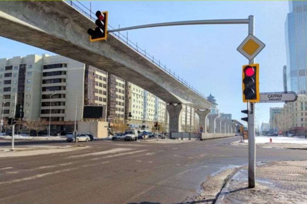 Астанада LRT құрылысына байланысты Сығанақ көшесіндегі қозғалыс шектеледі