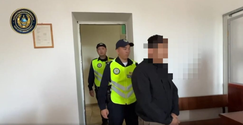 Полицейлерге қарсылық көрсеткен Қонаев тұрғыны 7 тәулікке қамалды