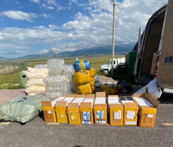 На границе Кыргызстана и Казахстана пресечена крупная контрабандная операция