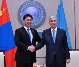 Президенты Казахстана и Монголии провели переговоры о расширении сотрудничества