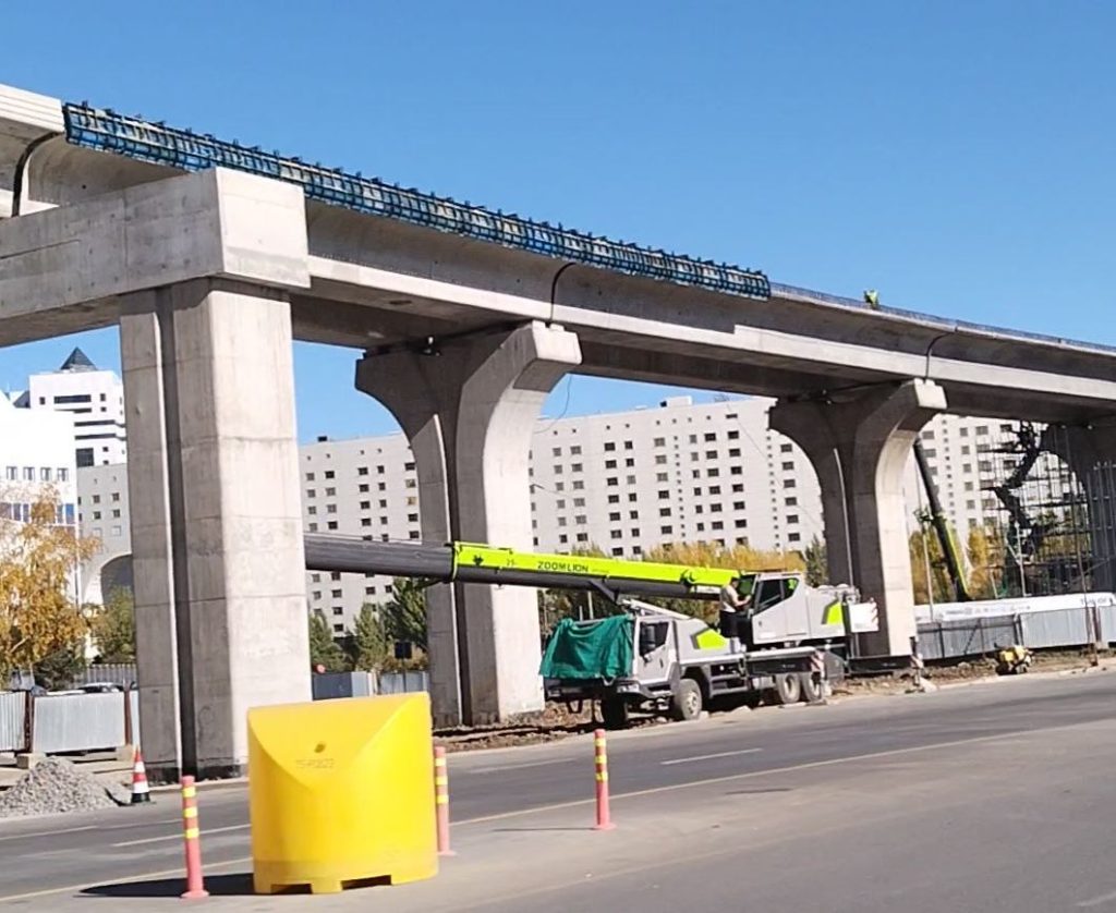 Астанада LRT құрылысына байланысты Мәңгілік Ел даңғылы жартылай жабылады