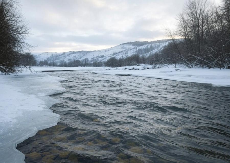 Угроза подтопления: уровень воды в реке Киши Алматы стремительно растет