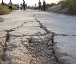 В Актау выявили угрозу обрушения на Скальной тропе